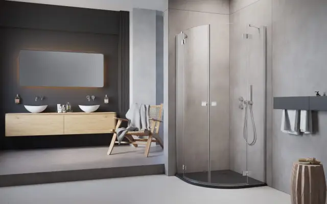 Radaway Essenza PDD Душевая дверь, правая, прозрачная 6 мм, Easy Clean 90х200h см, цвет: хром глянец 1385001-01-01R