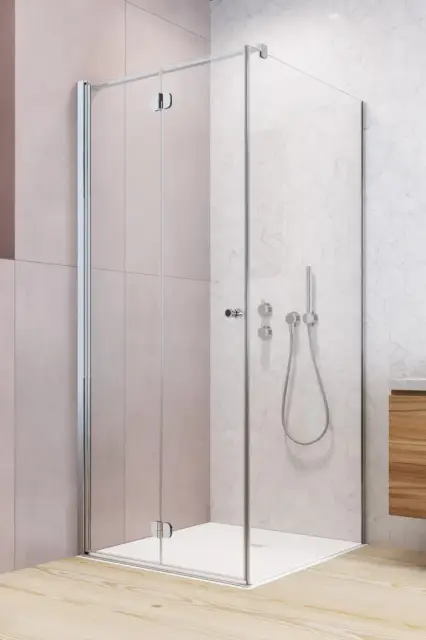 Radaway Eos KDJ B Душевой уголок 90х197h см, левый, Easy Clean, цвет: хром глянцевый 137403-01-01L