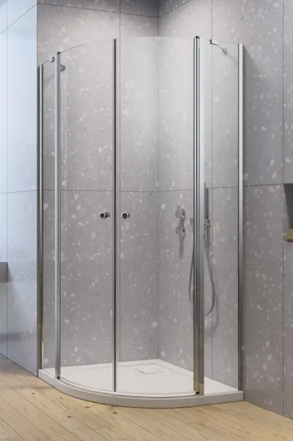 Radaway Eos PDD II Душевая дверь, левая, прозрачная 6 мм, Easy Clean 80х195h см, цвет: хром глянец 13799470-01L