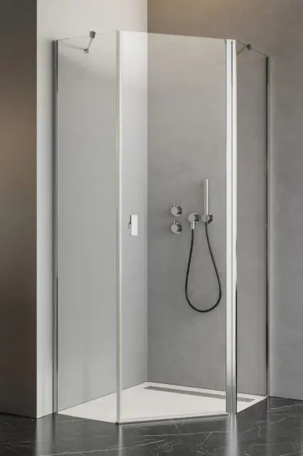 Radaway NES PTJ Боковая стенка Z и S, прозрачная 6 мм, Easy Clean 90;100х200h см, цвет: хром глянец 10052800-01-01