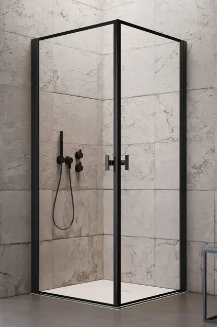 Radaway Nes 8 KDD I Душевая дверь, правая, frame 8 мм, Easy Clean 80х200h см, цвет: black 10071080-54-56R