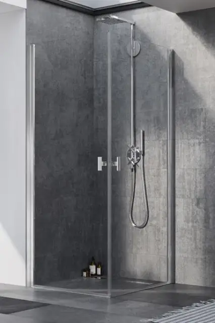 Radaway Nes 8 KDD I Душевая дверь, левая, прозрачная 8 мм, Easy Clean 100х200h см, цвет: хром глянец 10071100-01-01L