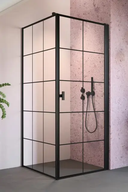 Radaway NES KDJ I Боковая стенка, factory 6 мм, Easy Clean 100х200h см, цвет: black 10039100-54-55