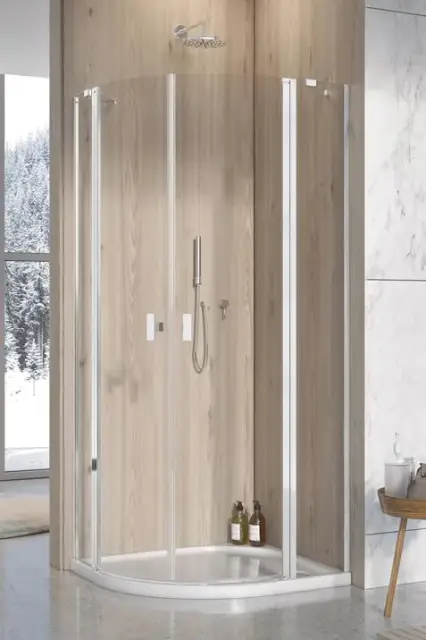 Radaway NES PDD II Душевая дверь, левая, прозрачная 6 мм, Easy Clean 80х200h см, цвет: хром глянец 10030080-01-01L