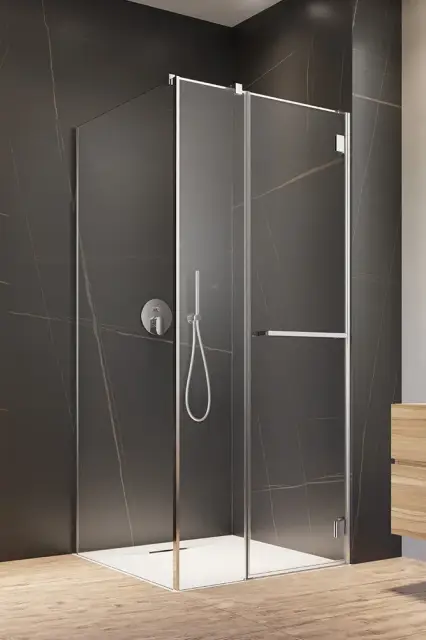 Radaway Carena KDJ Душевой уголок 120х80х195h см, левый, Easy Clean, цвет: хром глянцевый 134442-01-01NL