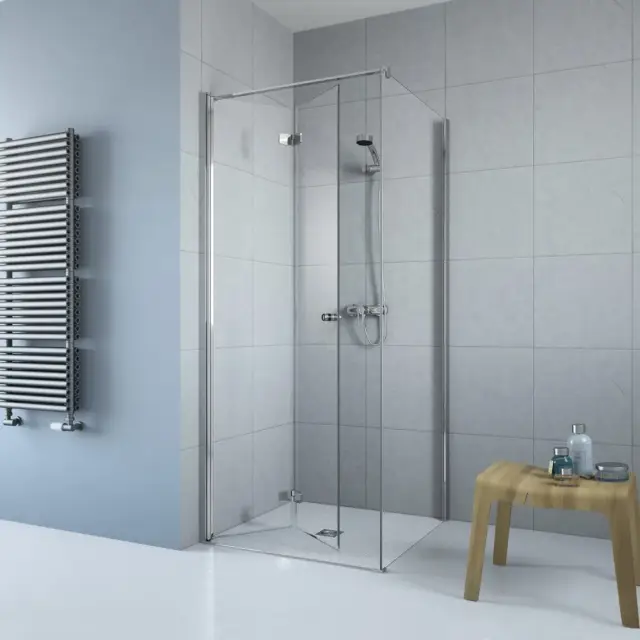 Radaway Fuenta New KDJ B Душевая дверь, левая 6 мм, Easy Clean 100х200h см, цвет: хром глянец 384083-01-01L