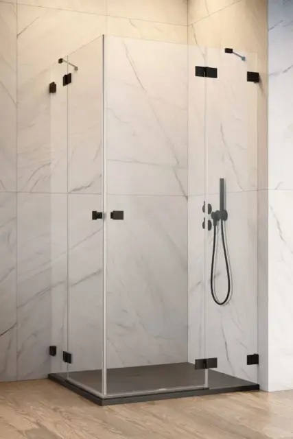 Radaway Essenza Pro KDD Душевая дверь, правая, прозрачная 6 мм, Easy Clean 80х200h см, цвет: black 10096080-54-01R