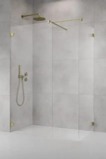 Radaway Штанга душевого ограждения промежуточная, цвет: brushed gold 389000-99