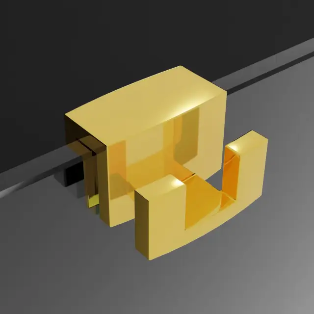 Radaway Вешалка для душевой перегородки, монтаж на стекло, цвет: золото глянцевое WR-009