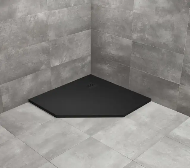 Radaway Kyntos PT Поддон для душа из композита, 100х100х3h см под решетку, цвет: black HKPT100100-54