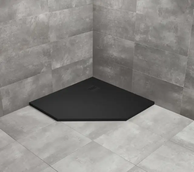 Radaway Kyntos PT Поддон для душа из композита, 80х80х3h см под решетку, цвет: black HKPT8080-54