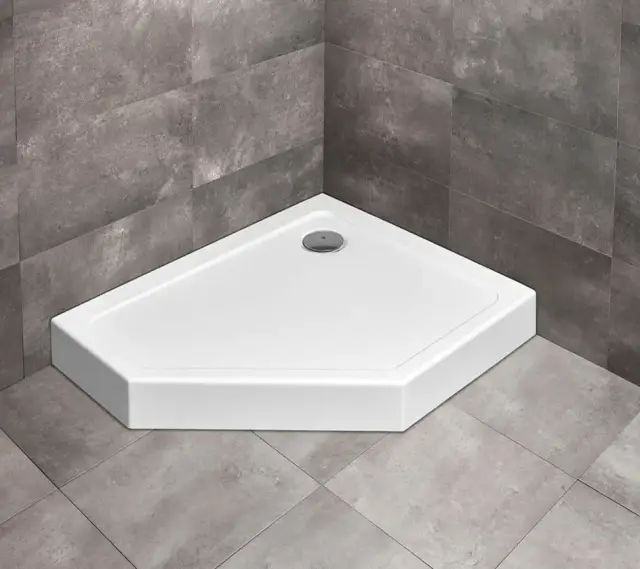 Radaway Doros PT Compact Поддон для душа акрил 100х80х11,5h см, левый, цвет: белый глянцевый SDRPTP1080-05L