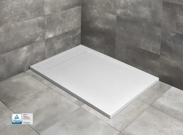Radaway Teos F Поддон для душа из композита, 180х70х3,5h см с крышкой слива, цвет: white HTF18070-04