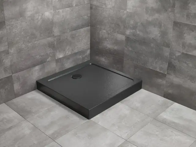 Radaway Doros C Compact Поддон для душа из акрила, 100х100х11,5h см, цвет: black SDRC1010-05-54S