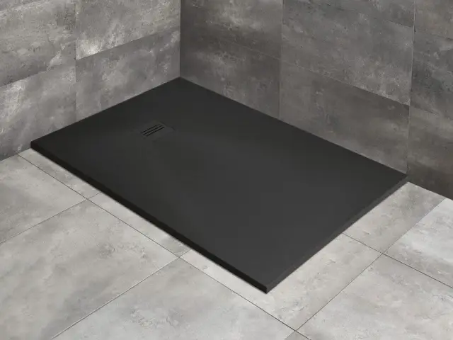 Radaway Kyntos F Поддон для душа из композита, 120х100х3h см под решетку, цвет: black HKF120100-54