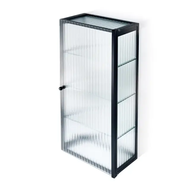 Decor Walther Glas S 3 Шкафчик подвесной 35x19xh40 см, цвет черный матовый 0602463