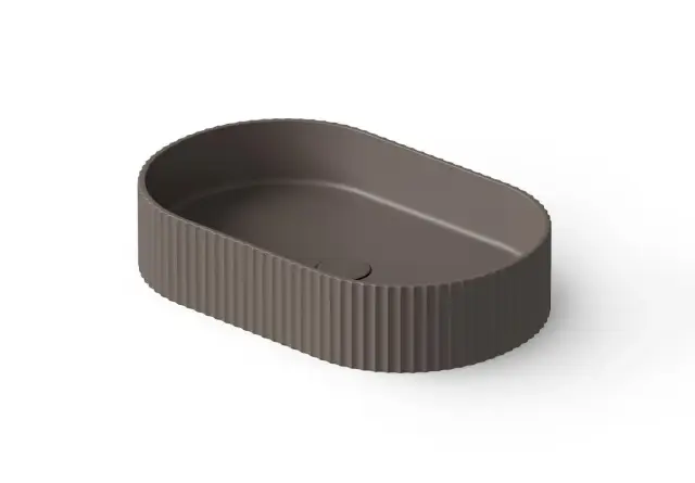 Dea Design Раковина чаша 55x35x12h см, Solid Surface, цвет: grey brown DD9811 550 6