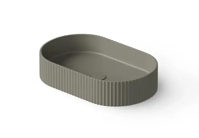 Dea Design Раковина чаша 55x35x12h см, Solid Surface, цвет: light grey DD9811 550 4