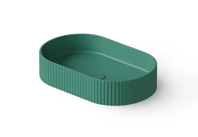 Dea Design Раковина чаша 55x35x12h см, Solid Surface, цвет: green DD9811 550 10