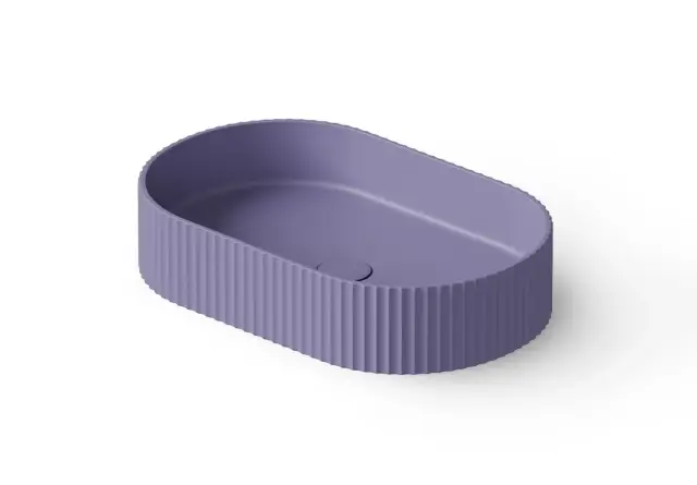 Dea Design Раковина чаша 55x35x12h см, Solid Surface, цвет: lilac DD9811 550 14