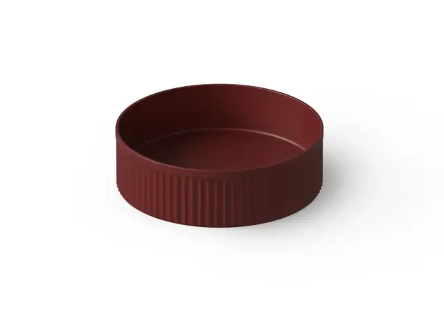 Dea Design Раковина чаша d40x12h см, Solid Surface, цвет: red wine DD9802 400 17