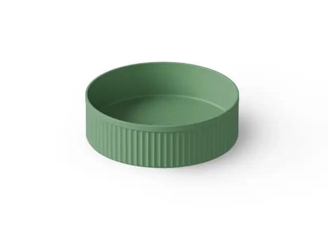 Dea Design Раковина чаша d40x12h см, Solid Surface, цвет: mint DD9802 400 12