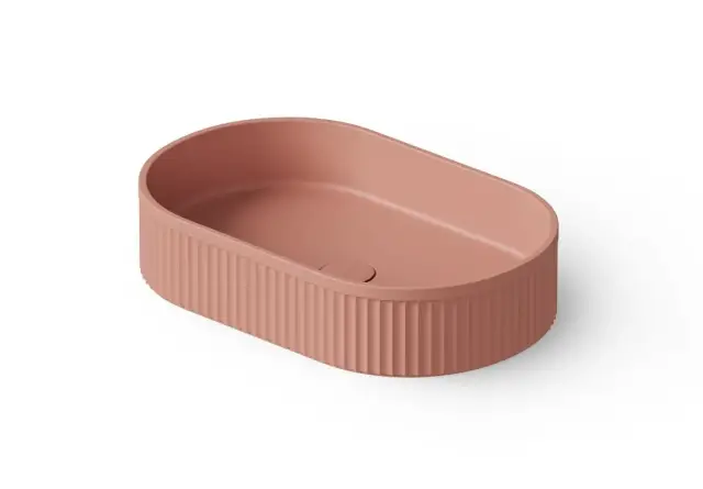 Dea Design Раковина чаша 55x35x12h см, Solid Surface, цвет: lotus DD9801 550 13