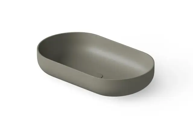 Dea Design Раковина чаша 58x34x12h см, Solid Surface, цвет: light grey DD9104 580 4