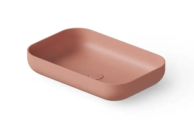 Dea Design Раковина чаша 58x38x12h см, Solid Surface, цвет: lotus DD9103 580 13