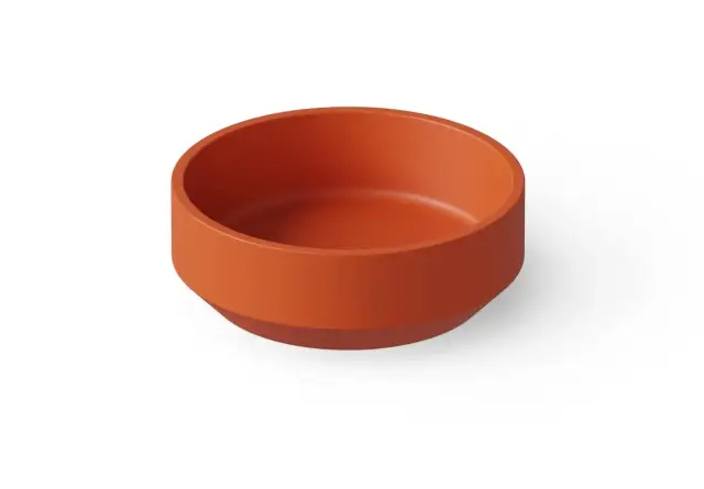 Dea Design Раковина чаша d43x15h см, Solid Surface, цвет: orange DD9096 430 7