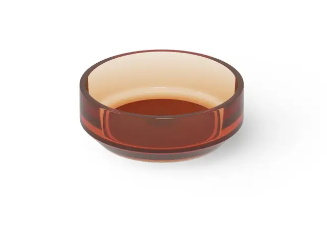 Dea Design Раковина чаша d43x15h см, Solid Surface, цвет: black DD9096 430 16