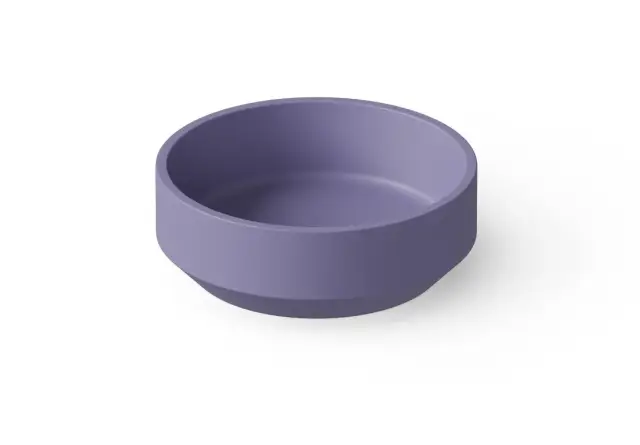 Dea Design Раковина чаша d43x15h см, Solid Surface, цвет: lilac DD9096 430 14
