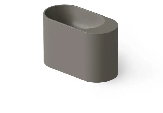 Dea Design Раковина чаша 45x22x28h см, Solid Surface, цвет: grey DD9095 450 3