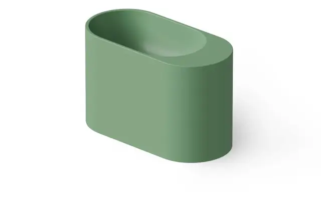 Dea Design Раковина чаша 45x22x28h см, Solid Surface, цвет: mint DD9095 450 12