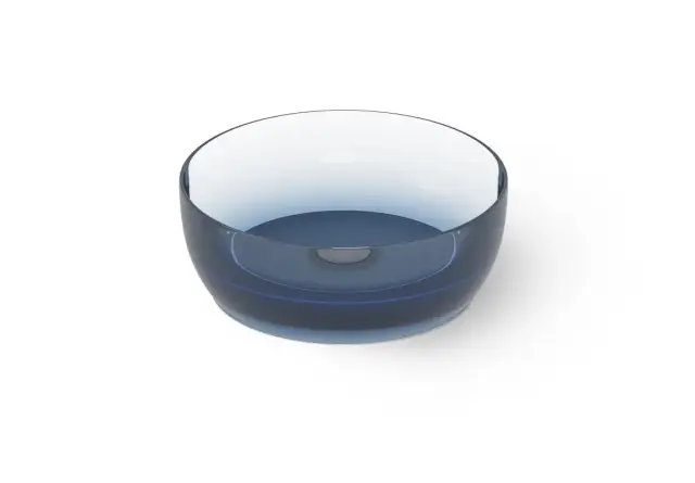 Dea Design Раковина чаша d40x14h см, Glasstech, цвет: royal blue DD9093 400 R7