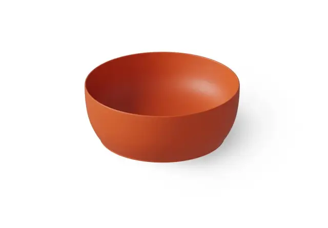 Dea Design Раковина чаша d40x14h см, Solid Surface, цвет: orange DD9093 400 7