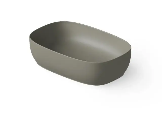 Dea Design Раковина чаша 55x36x14h см, Solid Surface, цвет: light grey DD9092 550 4