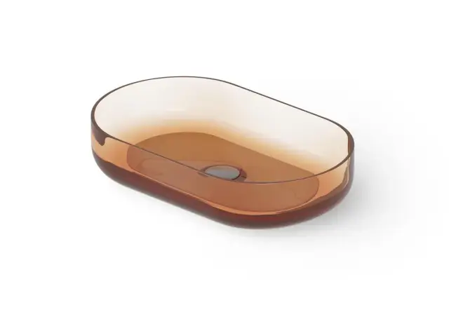 Dea Design Раковина чаша 55x34x12h см, Glasstech, цвет: sunset DD9091 550 R1