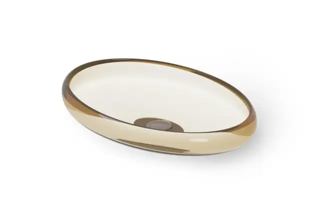 Dea Design Раковина чаша 60x40x11,2h см, Glasstech, цвет: classic green DD9088 600 R6