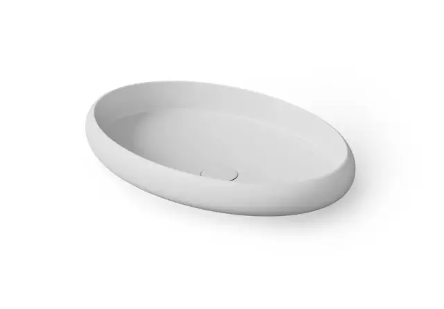 Dea Design Раковина чаша 60x40x11,2h см, Solid Surface, цвет: white DD9088 600 18