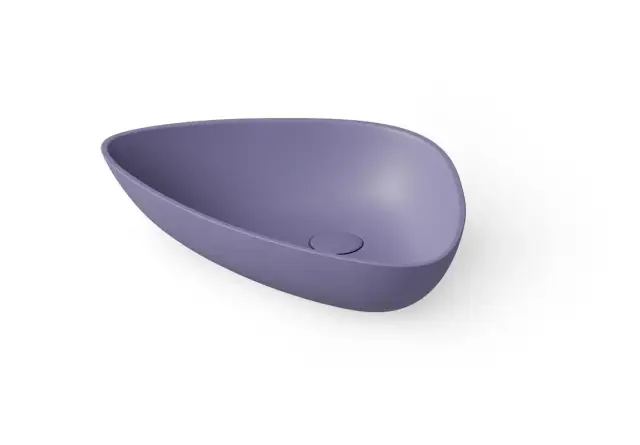 Dea Design Раковина чаша 58,5x39x13h см, Solid Surface, цвет: lilac DD9086 585 14