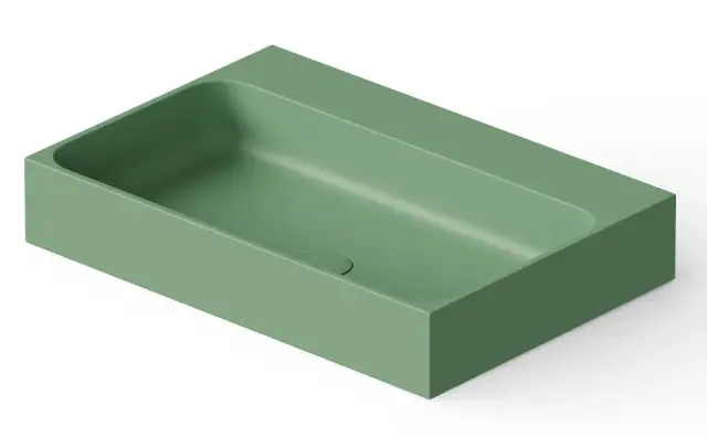 Dea Design Раковина чаша 60x41x10,5h см, Solid Surface, цвет: mint DD9083 600 12