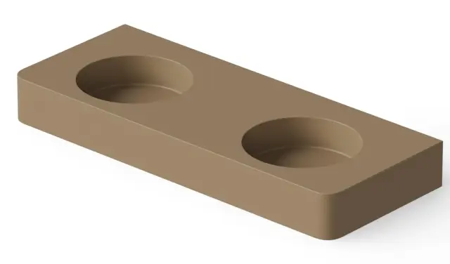 Dea Design Раковина накладная 120x48x14h см, Solid Surface, цвет: light camel DD9081 1200 2