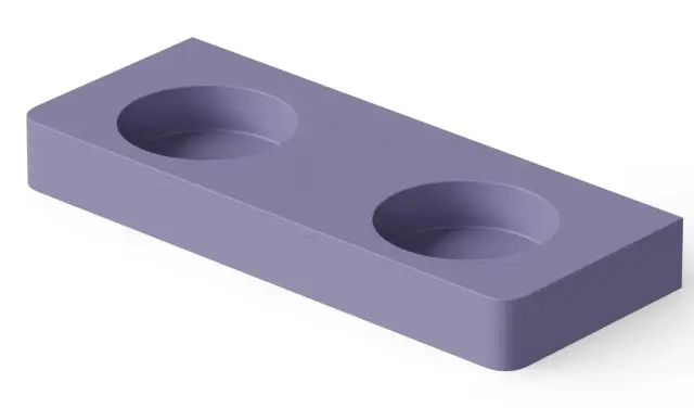 Dea Design Раковина накладная 120x48x14h см, Solid Surface, цвет: lilac DD9081 1200 14