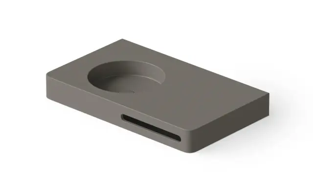 Dea Design Раковина накладная 80x48x10h см, Solid Surface, цвет: grey DD9080 800 3