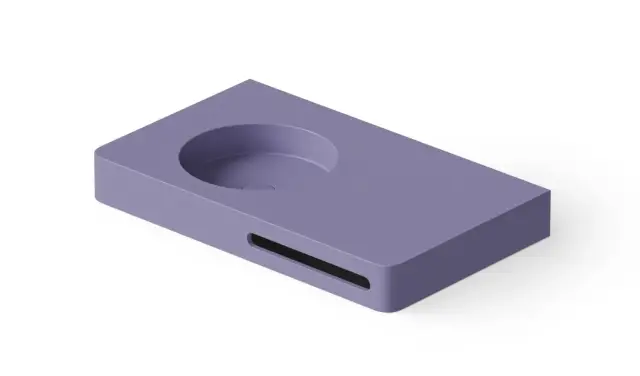 Dea Design Раковина накладная 80x48x10h см, Solid Surface, цвет: lilac DD9080 800 14
