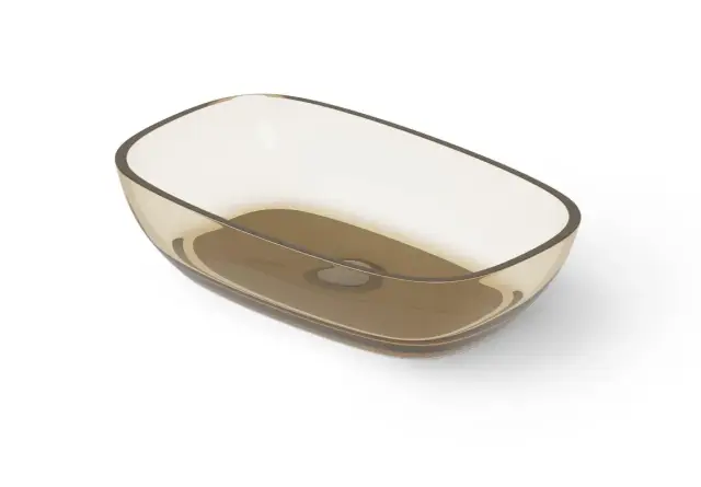 Dea Design Раковина чаша 60x36x14h см, Glasstech, цвет: classic green DD9079 600 R6