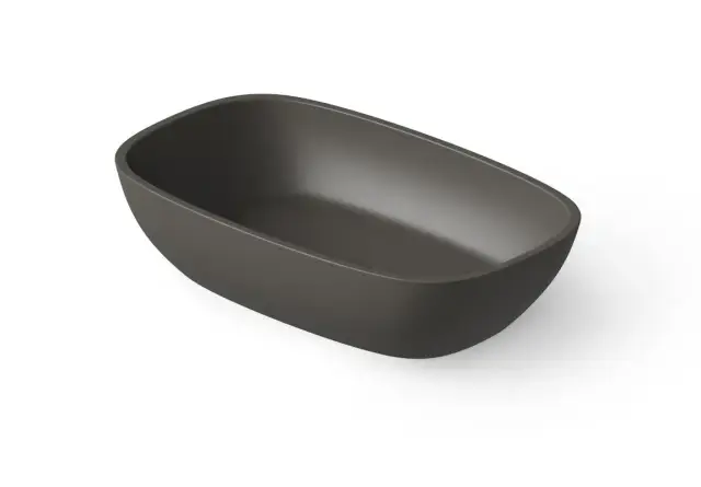 Dea Design Раковина чаша 60x36x14h см, Solid Surface, цвет: graphite DD9079 600 5