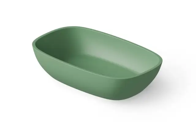 Dea Design Раковина чаша 60x36x14h см, Solid Surface, цвет: mint DD9079 600 12