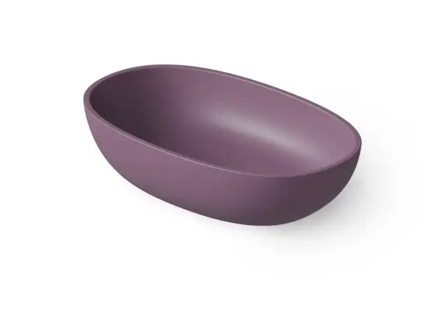 Dea Design Раковина чаша 60x36x14h см, Solid Surface, цвет: lavender DD9078 600 8
